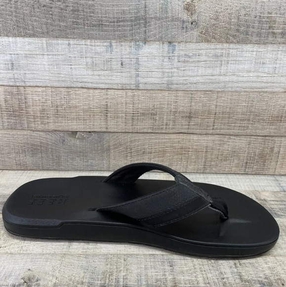 Reef Mens Cushion contoured Black Sandals | Mens Size 8 - Picture 5 of 7